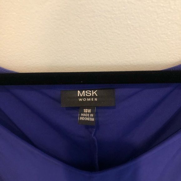 BLUE Plus Cold Shoulder Evening Dress - Picture 7 of 7